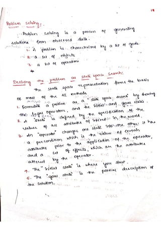 Fundamentals of Artificial Intelligence & Machine Learning UNIT 1.pdf