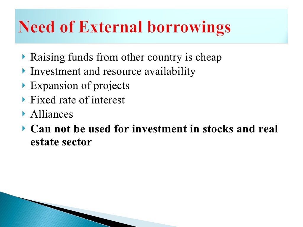 external commercial borrowing