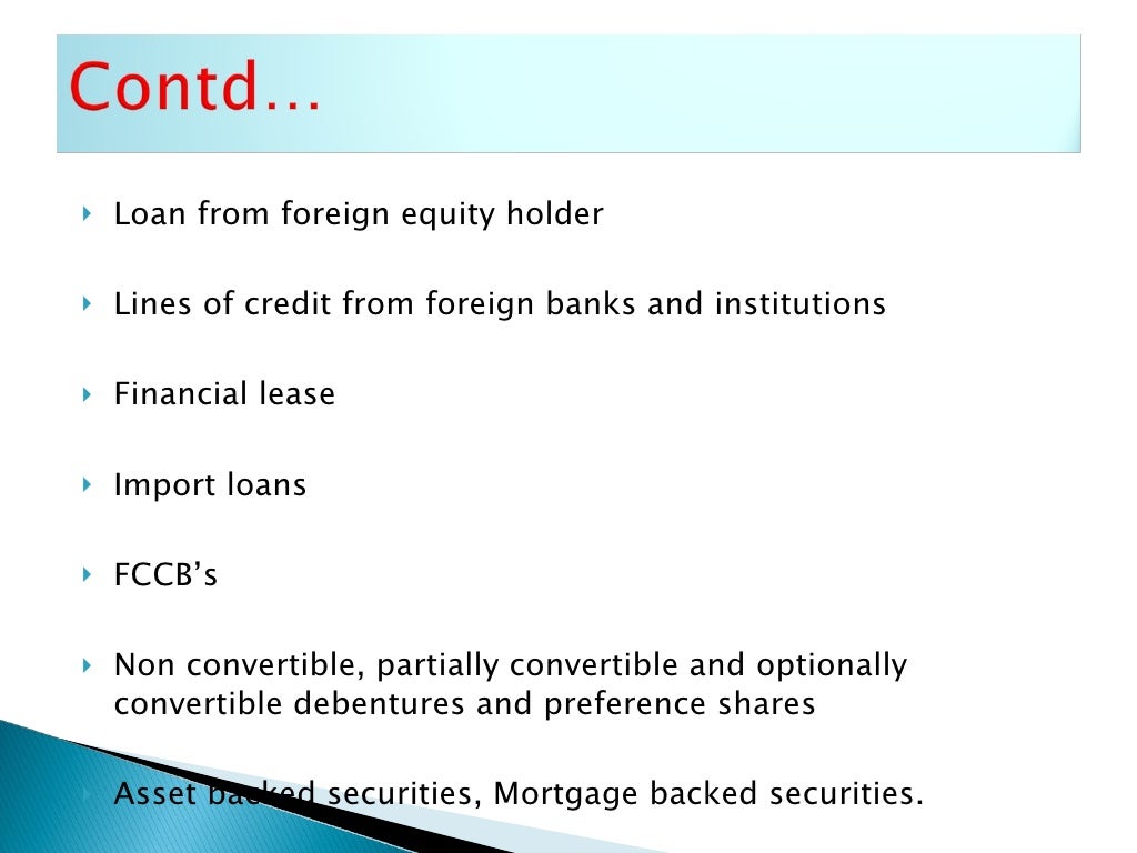 external commercial borrowing