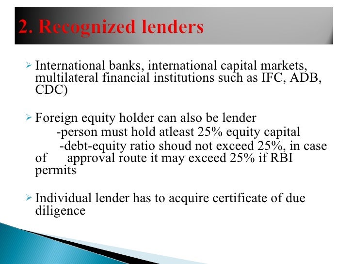 external commercial borrowing