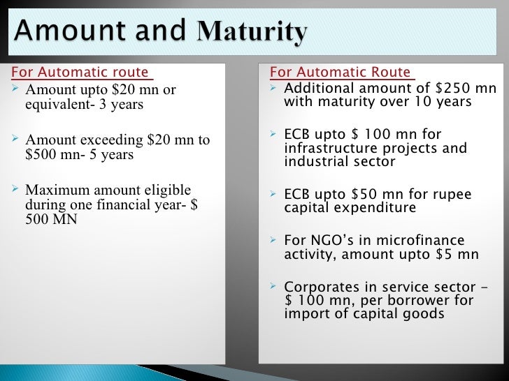external commercial borrowing