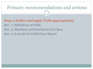 FAIR data: what it means, how we achieve it, and the role of RDA | PPTX