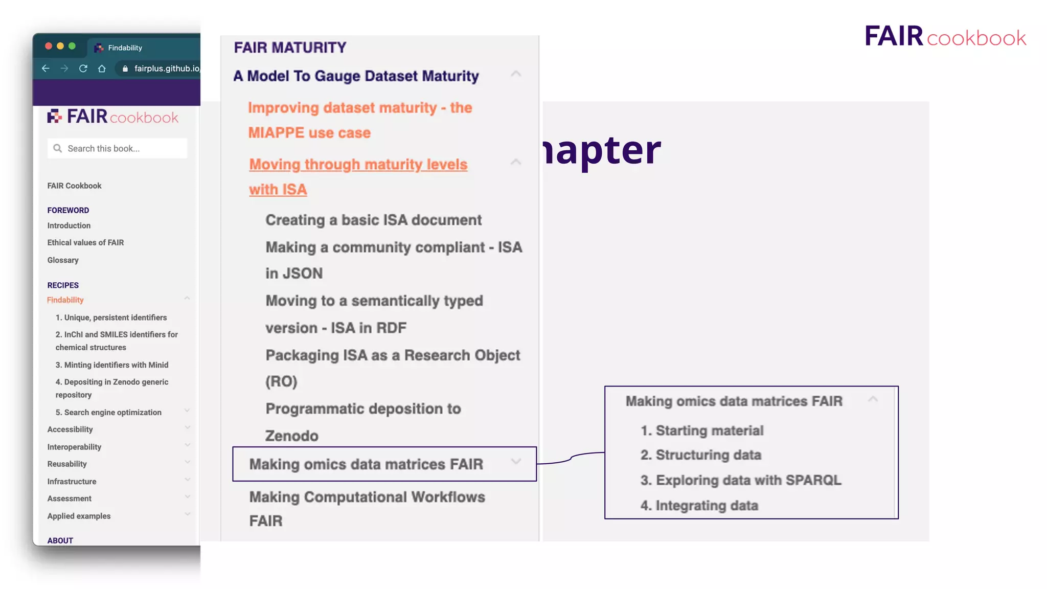 The Maturity chapter
 