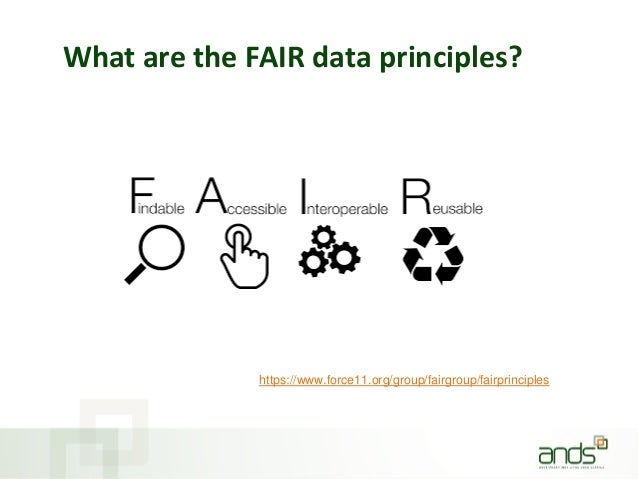 FAIR data principles and data management plans - 31 Oct 2017