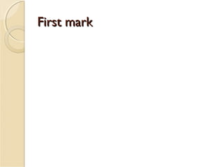 First Mark Statement Fair assessment, Bulgaria | PPT