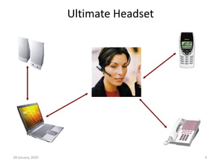 28 January, 2020 4
Ultimate Headset
 