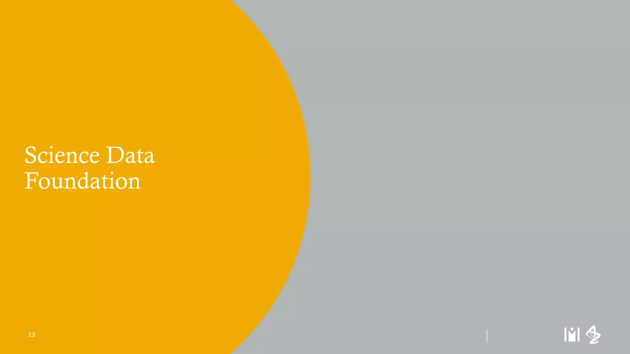 Science Data
Foundation
13
 