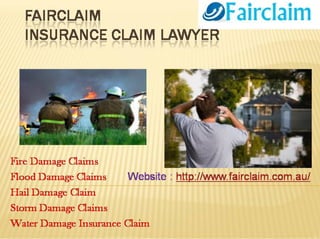 Fairclaim insurance dispute lawyer