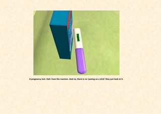 A pregnancy test. Hah I love the reaction. And no, there is no ‘peeing on a stick’ they just look at it.
 
