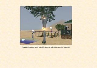 They were impressed by the vegetable patch, so I had hopes...when this happened.
 