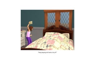 “Stop playing and look at my A!”

 