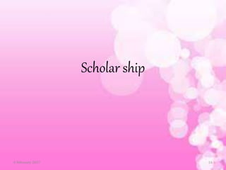 Scholar ship
6 February 2017 16
 