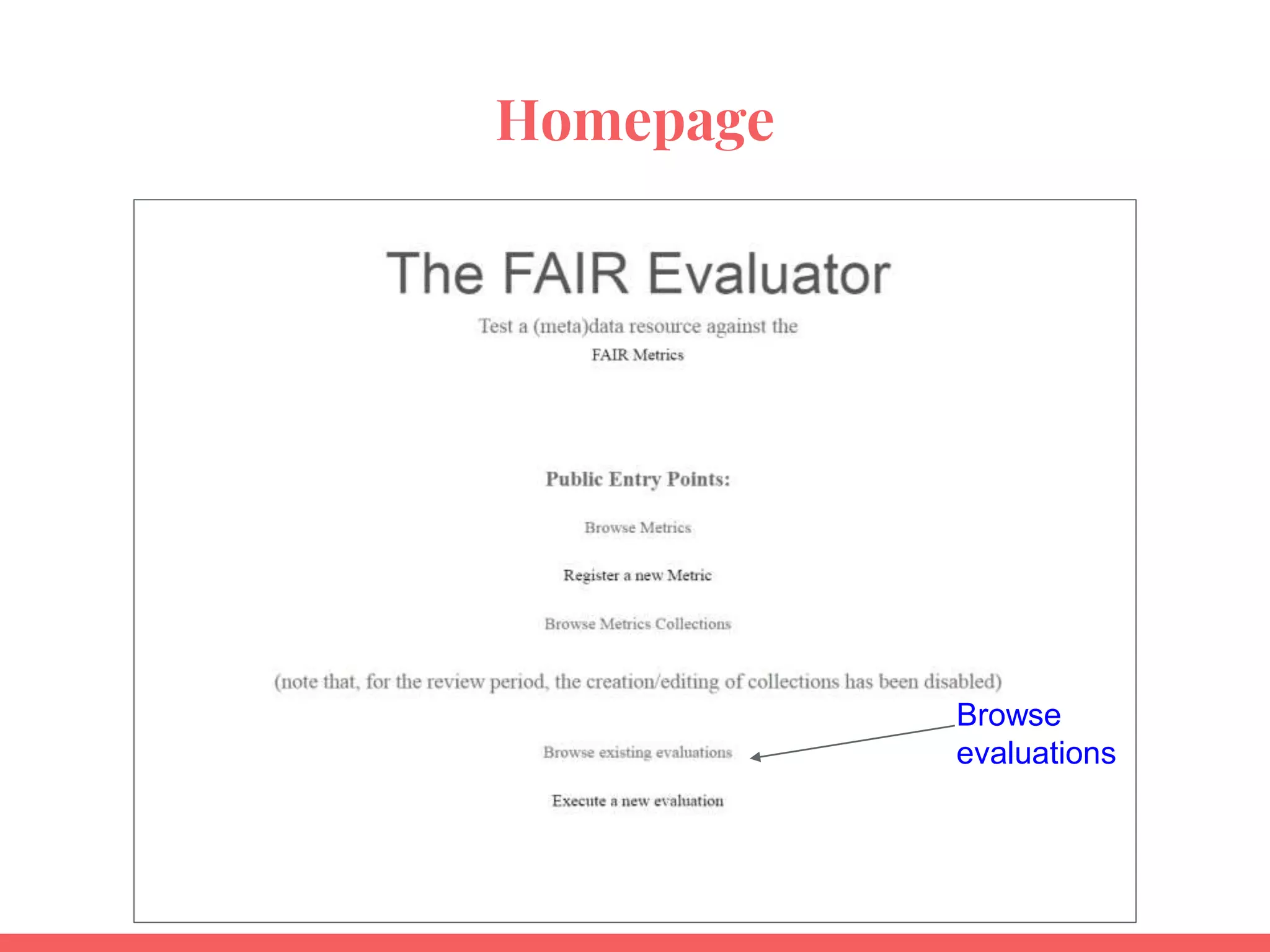 Homepage
Browse
evaluations
 