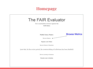 Homepage
Browse Metrics
 