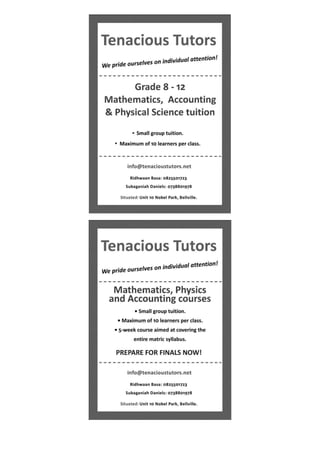 Fairmont Focus 29: 10 September 2015