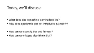 Fairness and Bias in Machine Learning | PDF