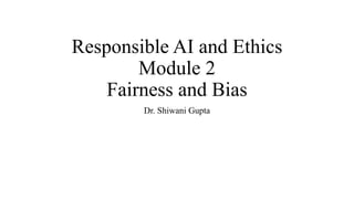 Fairness and Bias in AI Ethics and Explainability | PDF