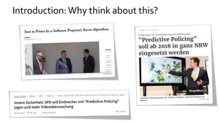 Introduction:Why think about this?
 