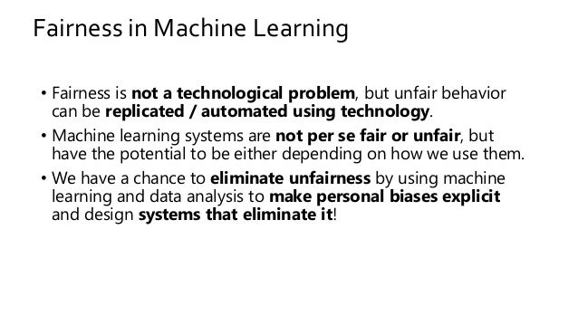 Fairness and Transparency in Machine Learning