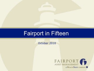 Fairport in Fifteen October 2010 