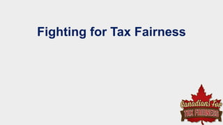 Fighting for Tax Fairness
 