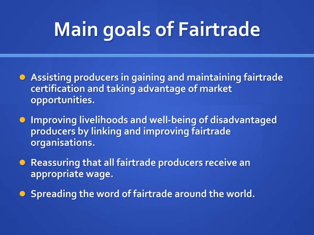 Fairtrade sports | PPT