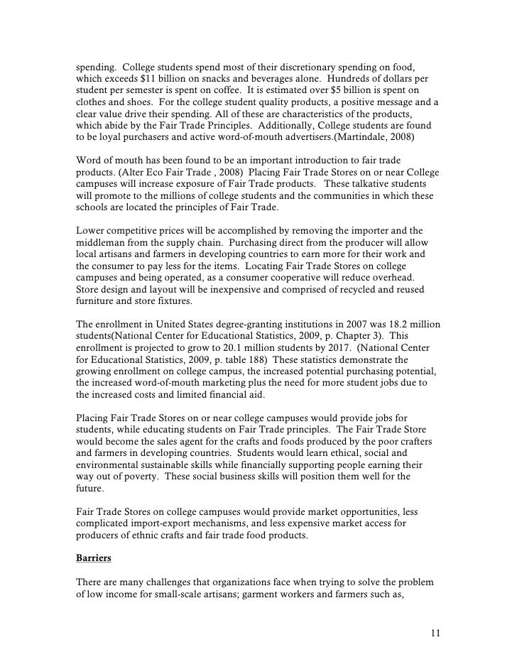 Export business plan sample pdf image