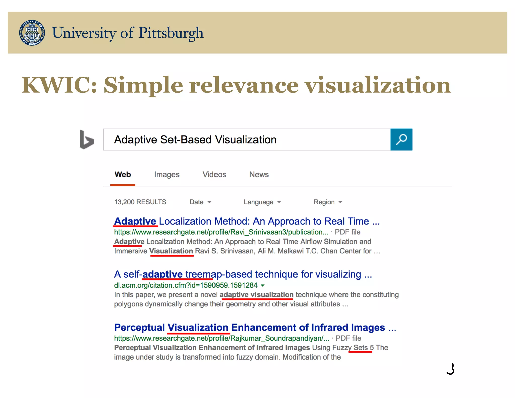 KWIC: Simple relevance visualization
8
 