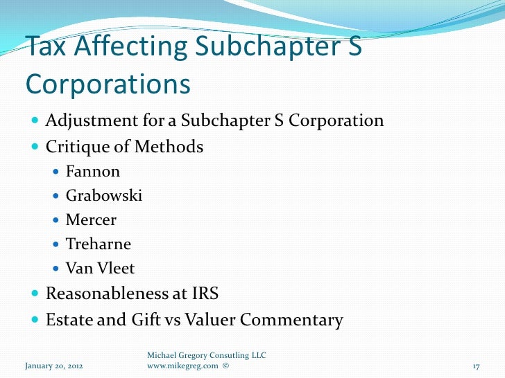 Subchapter s stock options