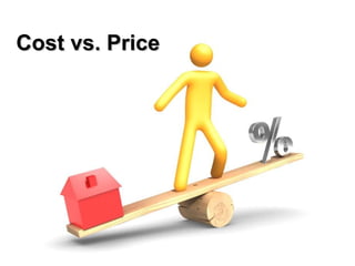 Cost vs. Price 