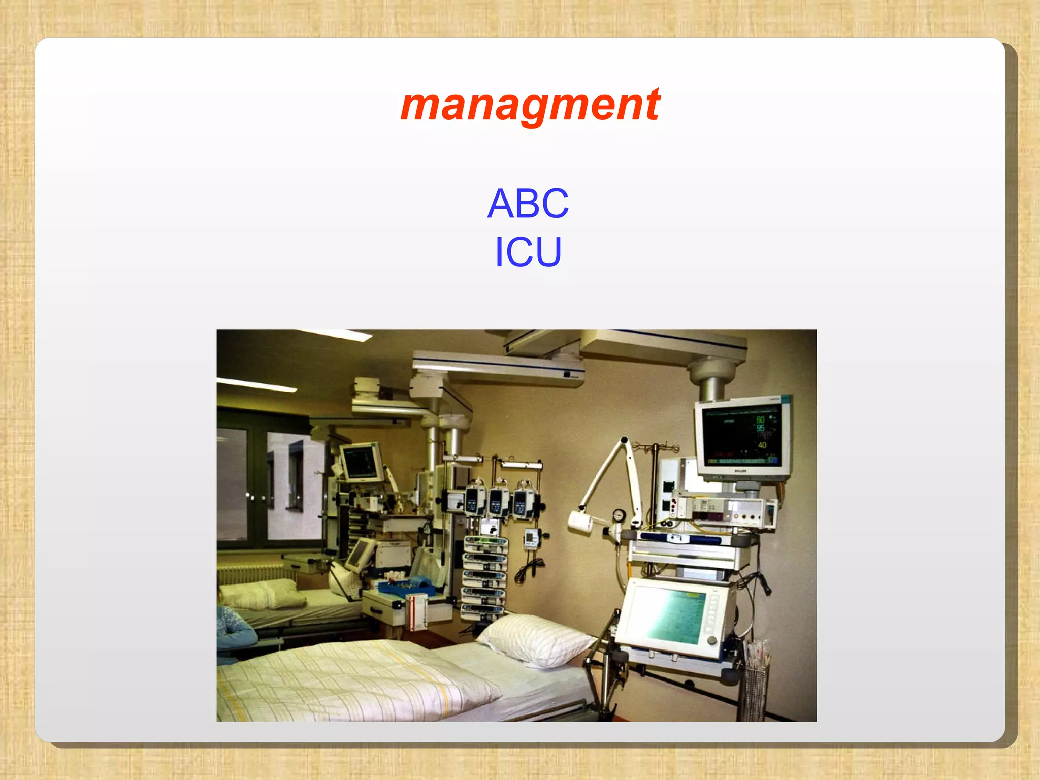 managment ABC ICU 
