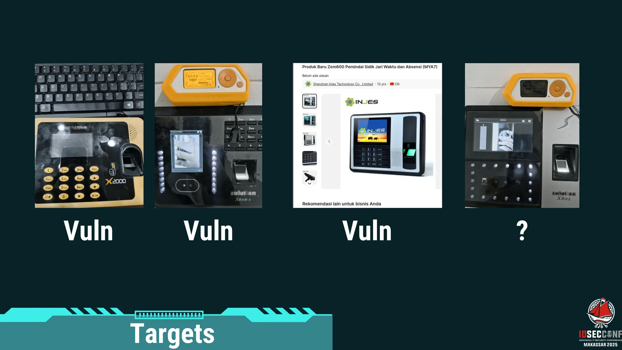 Vuln
Targets
Vuln ?
Vuln
 
