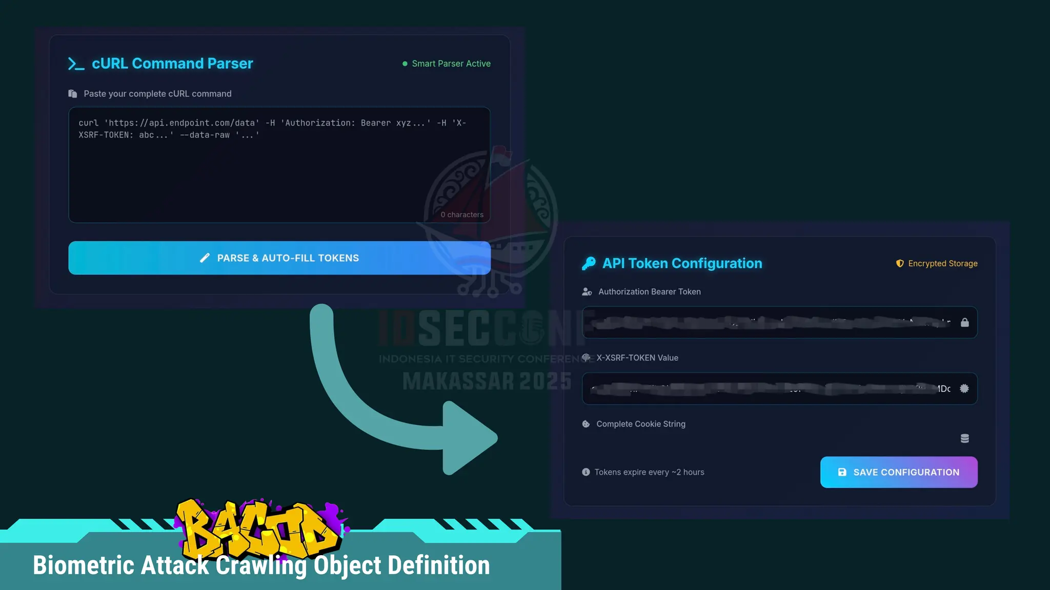Biometric Attack Crawling Object Definition
 