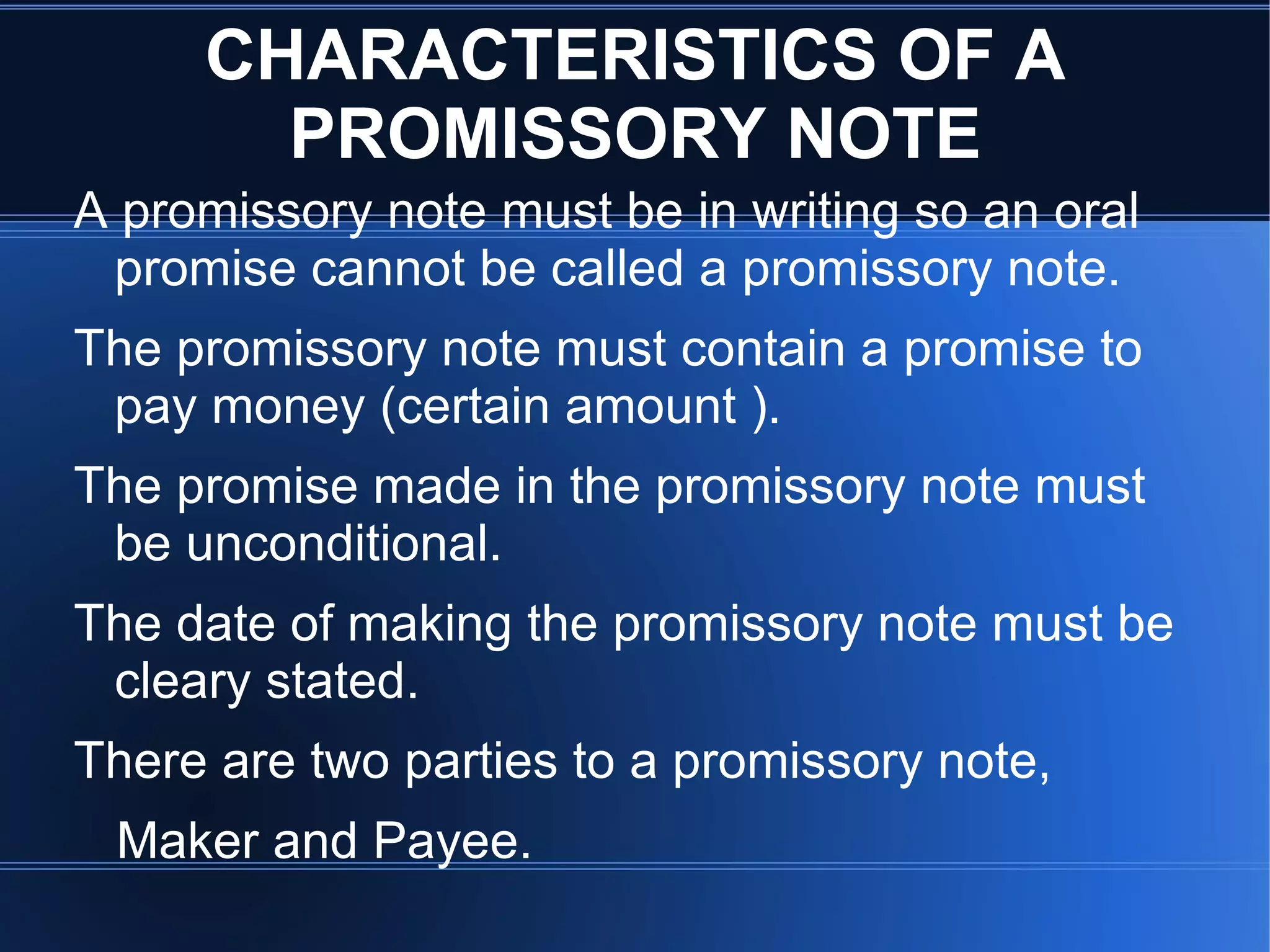 USEFULNESS AND ADVANTAGES OF A BILL OF ECHANGE  A definite date can be fixed through a bill for receivingmoney from a debtor. 