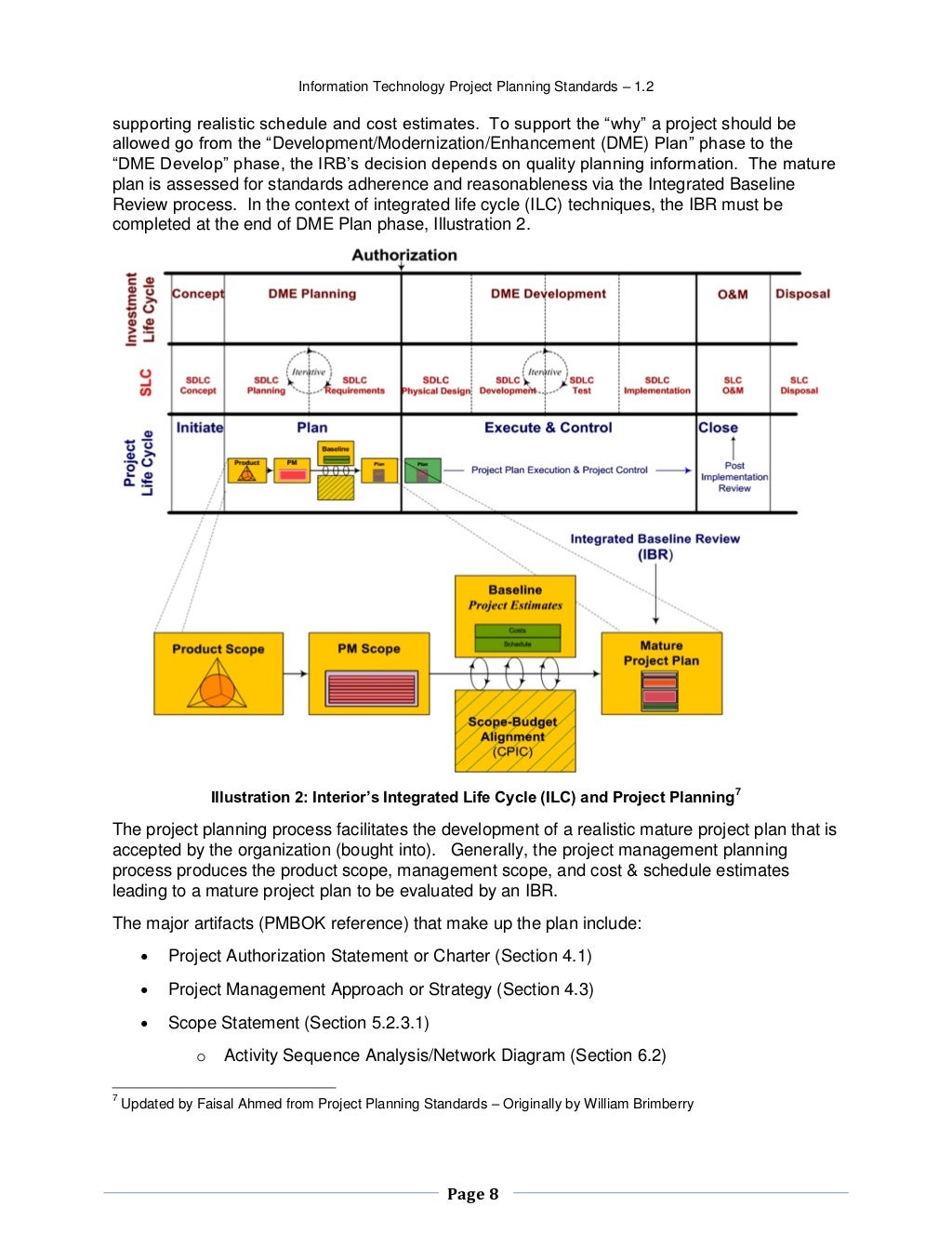 IT Project Planning Standards V 1.2
