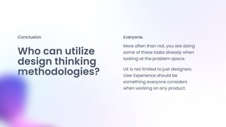 UI/UX Framework Design Thinking ProcessProcess | PDF
