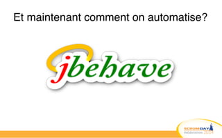 Et maintenant comment on automatise?
 