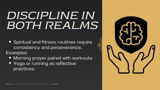 Spiritually Fit Example Faith and Fitness: How Spirituality Can Strengthen Both Mind and Body | PDF