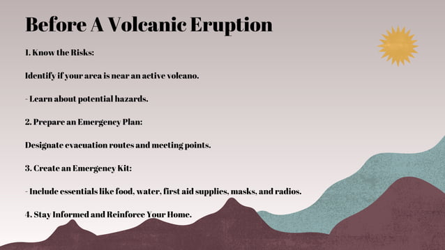 Before, during, after, volcanic eruption | PDF