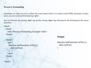 web Introduction web technology html css | PPTX