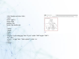 web Introduction web technology html css | PPTX