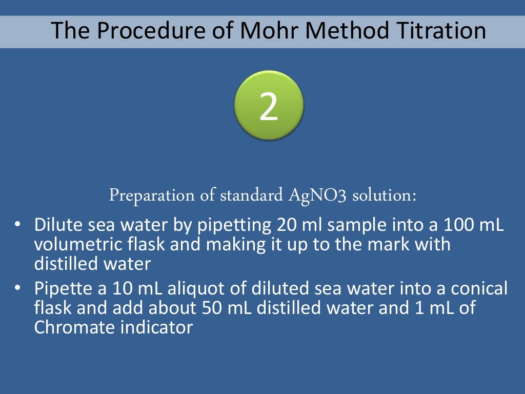 Argentometric Titration