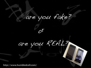 Fake Or Real Identities In Social Networking | PPT