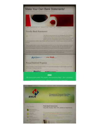 2006
We launched under the name "Extramoney2day". Our company
was small and only offered 1 product & 5 designs
 