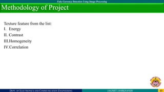 Fake Currency detction Using Image Processing | PPTX