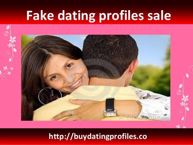 Dating seiten fake profile