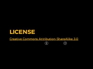 LICENSE
Creative Commons Attribution-ShareAlike 3.0
 