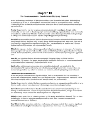 Scripted Relationship Definition Fake relationships | DOCX