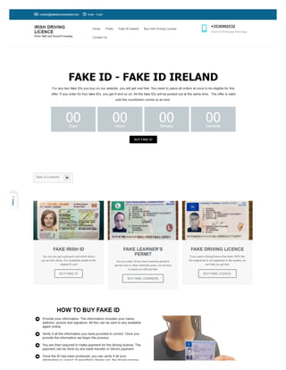 FAKE ID IRELAND