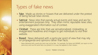 Fake News | PPTX